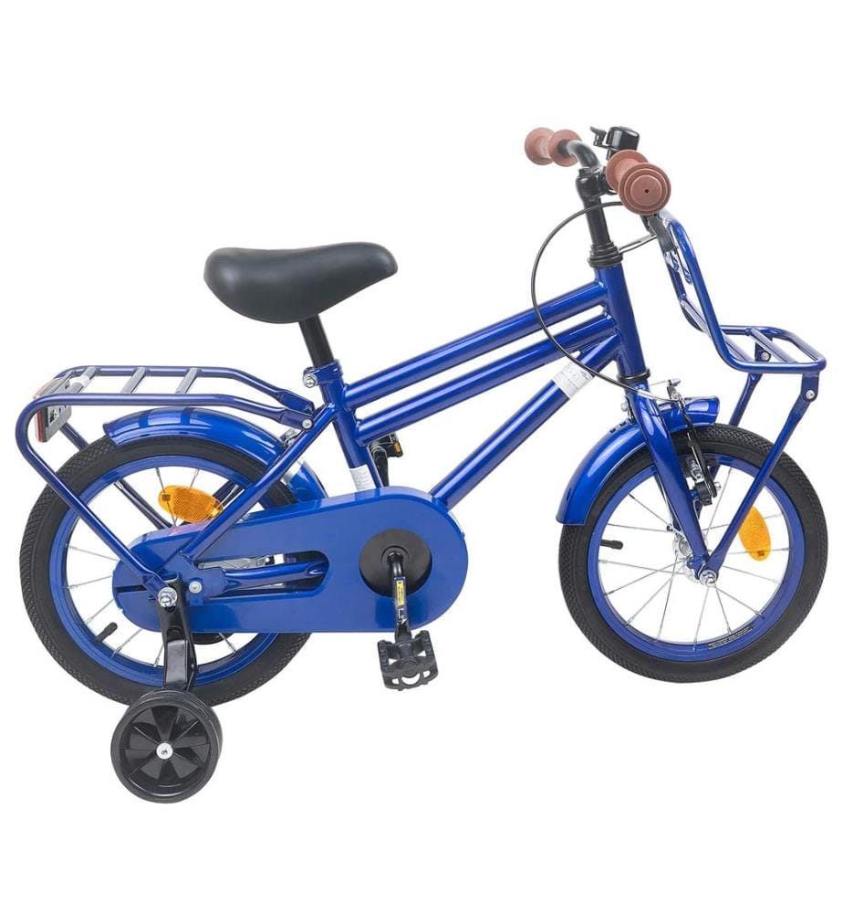 Bicicletta per bambini da 16 pollici per bambini da 4 a 6 anni blu scuro
