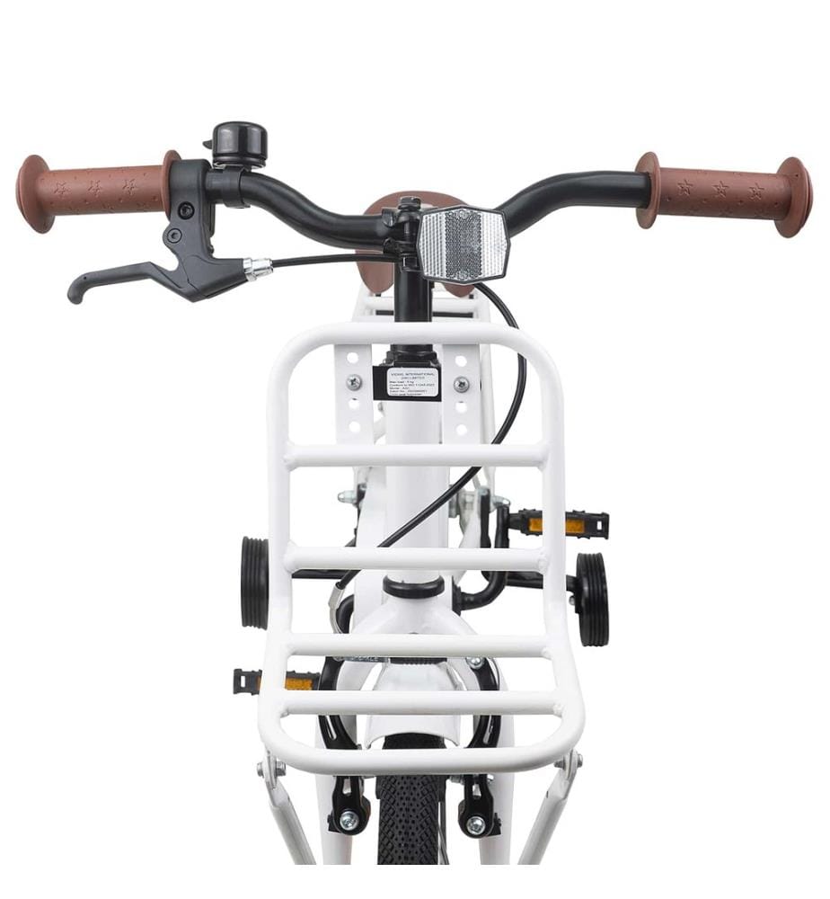 Bicicletta per bambini da 12 pollici per bambini da 2 a 4 anni bianco