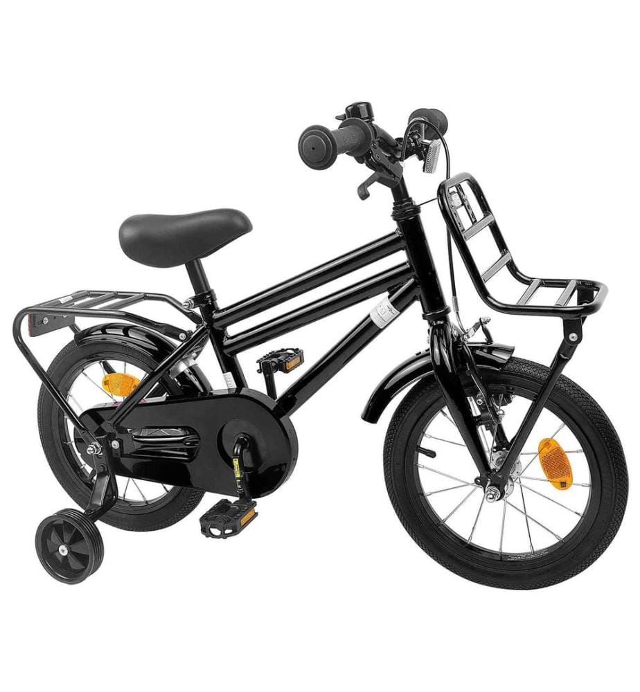 Bicicletta per bambini da 14 pollici per bambini da 3 a 5 anni nero