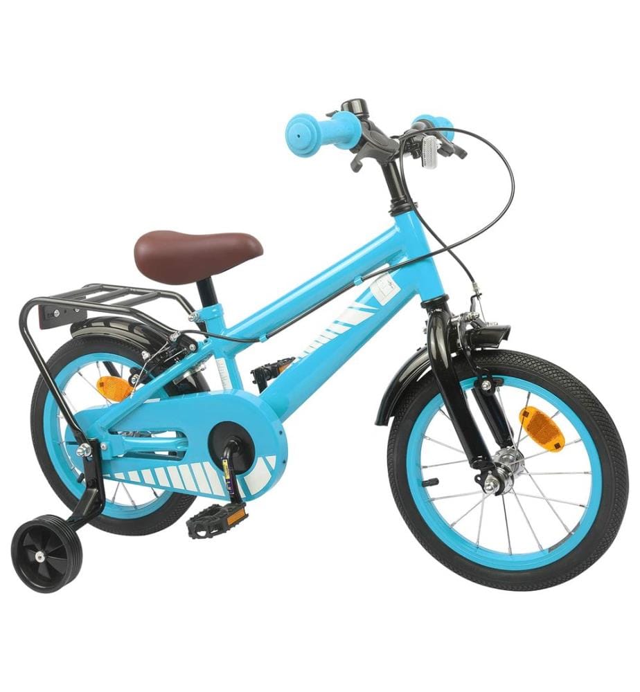 Bicicletta per bambini da 14 pollici per bambini da 3 a 5 anni blu chiaro