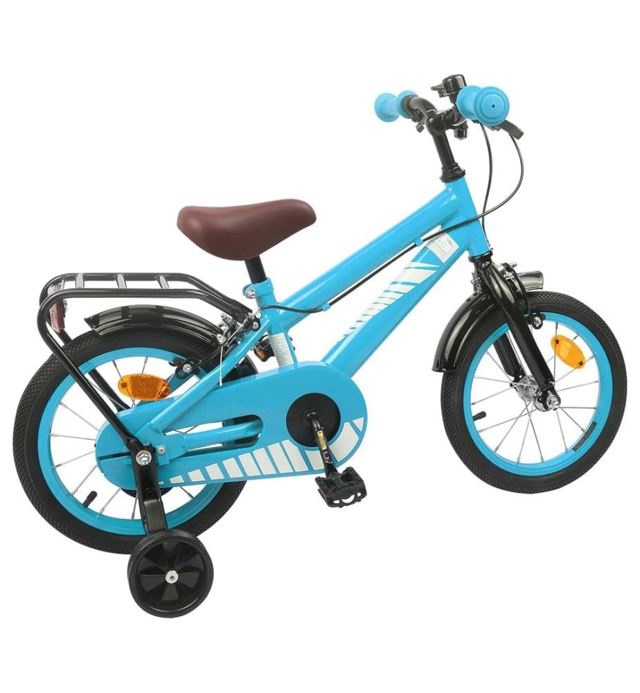 Bicicletta per bambini da 14 pollici per bambini da 3 a 5 anni blu chiaro