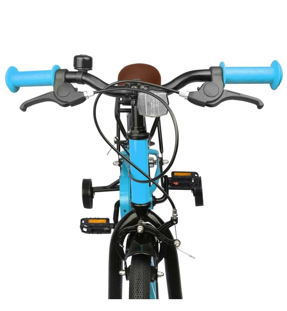 Bicicletta per bambini da 16 pollici per bambini da 4 a 6 anni blu chiaro