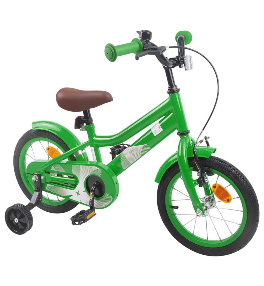 Bicicletta per bambini da 16 pollici per bambini da 4 a 6 anni verde