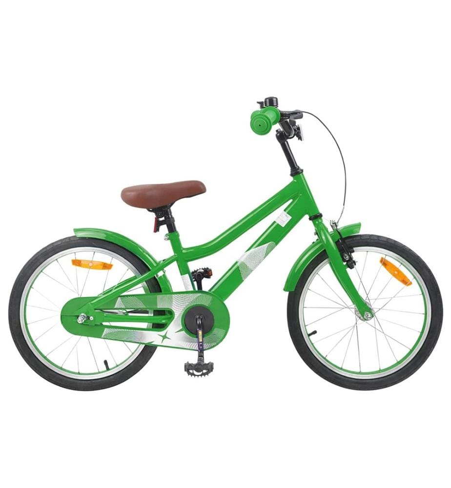 Vélo pour Enfants 18 Pouces pour les 5-7 ans Vert