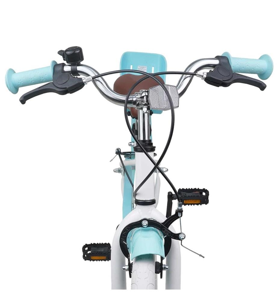 Vélo pour Enfants 18 Pouces pour les 5-7 ans Blanc