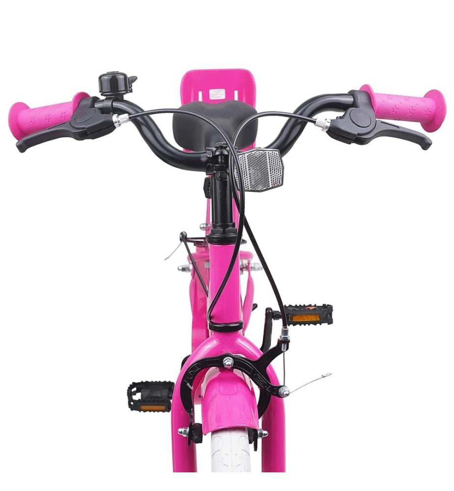 Bicicletta per Bambini 18 Pouces per i 5-7 anni Rosa