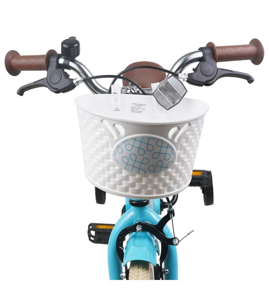 Bicicletta per bambini da 14 pollici per bambini da 3 a 5 anni blu chiaro