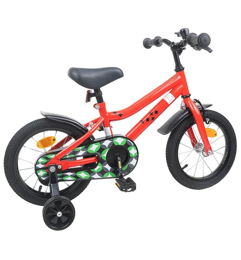 Bicicletta per bambini da 16 pollici per bambini da 4 a 6 anni rosso