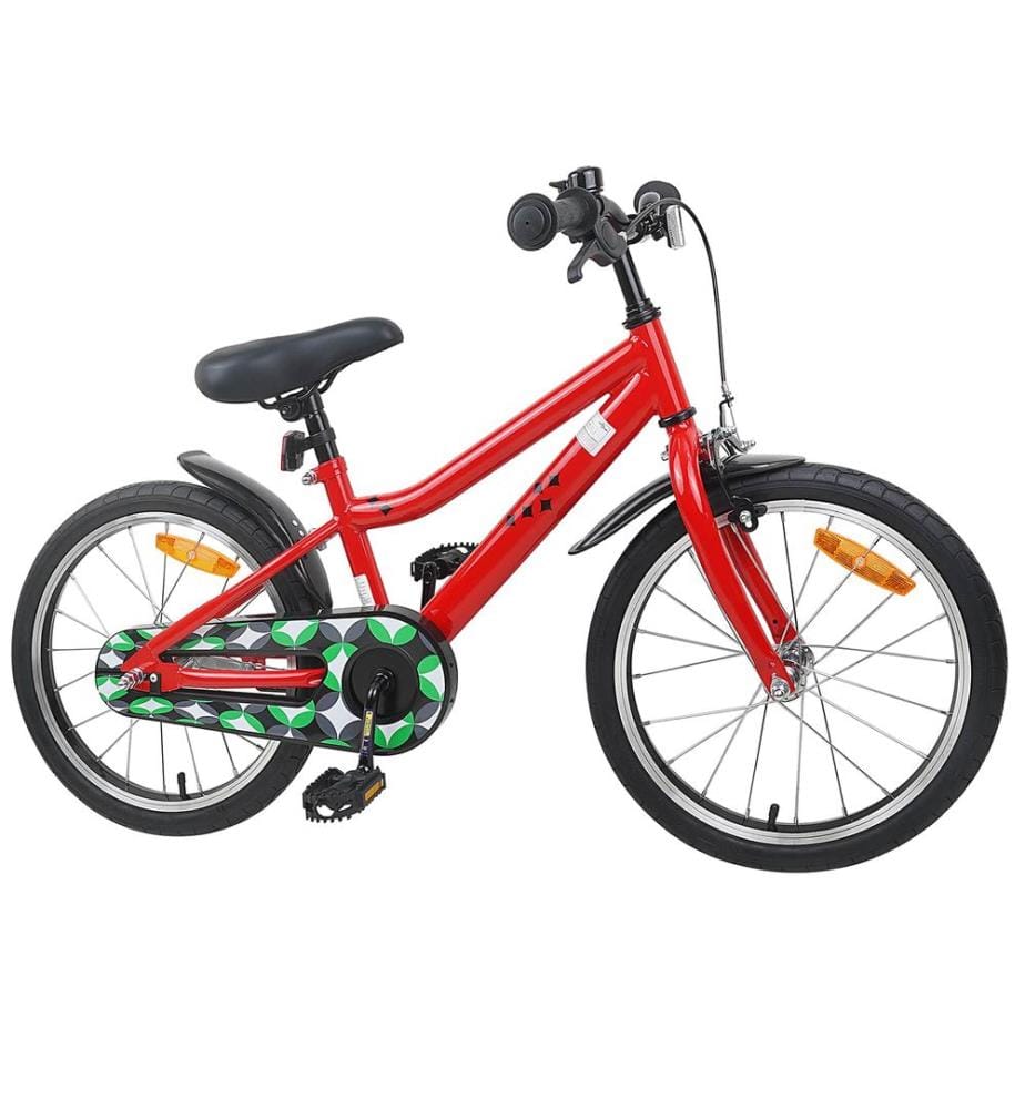 Bici per Bambini 18 Pollici per i 5-7 anni Rosso