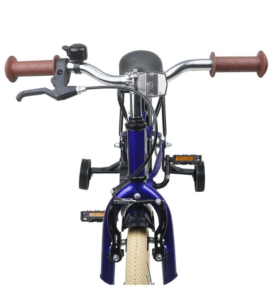 Bicicletta per bambini da 14 pollici per bambini da 3 a 5 anni blu scuro