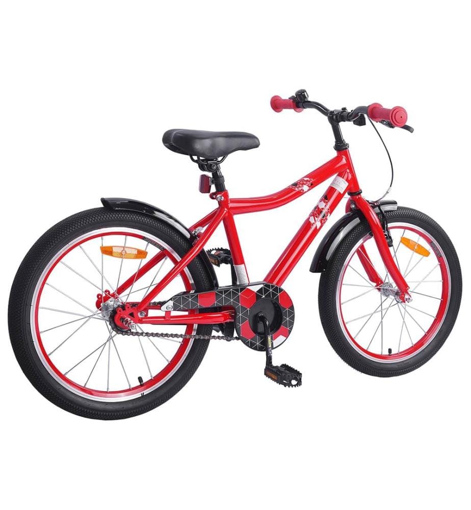 Bici per Bambini 18 Pollici per i 5-7 anni Rosso
