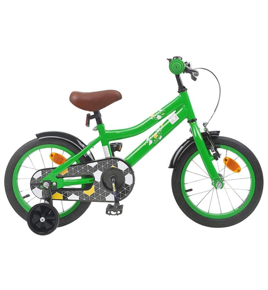 Bicicletta per bambini da 16 pollici per bambini da 4 a 6 anni verde