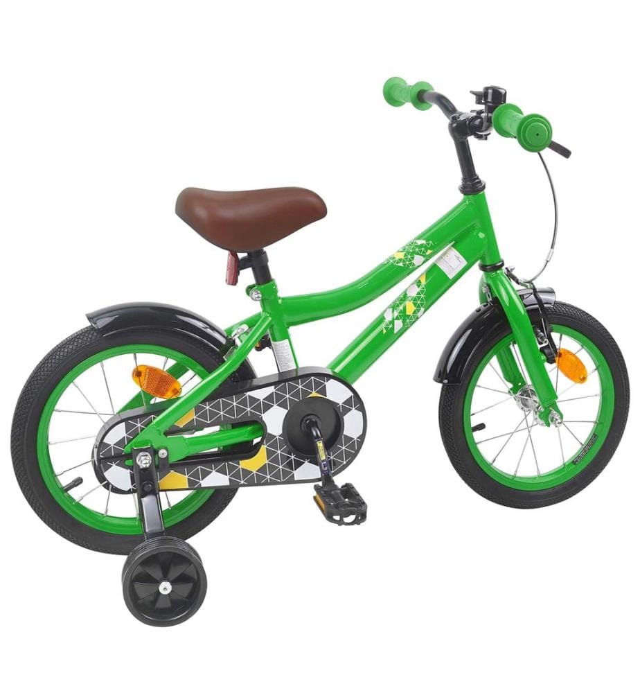 Bicicletta per bambini da 16 pollici per bambini da 4 a 6 anni verde