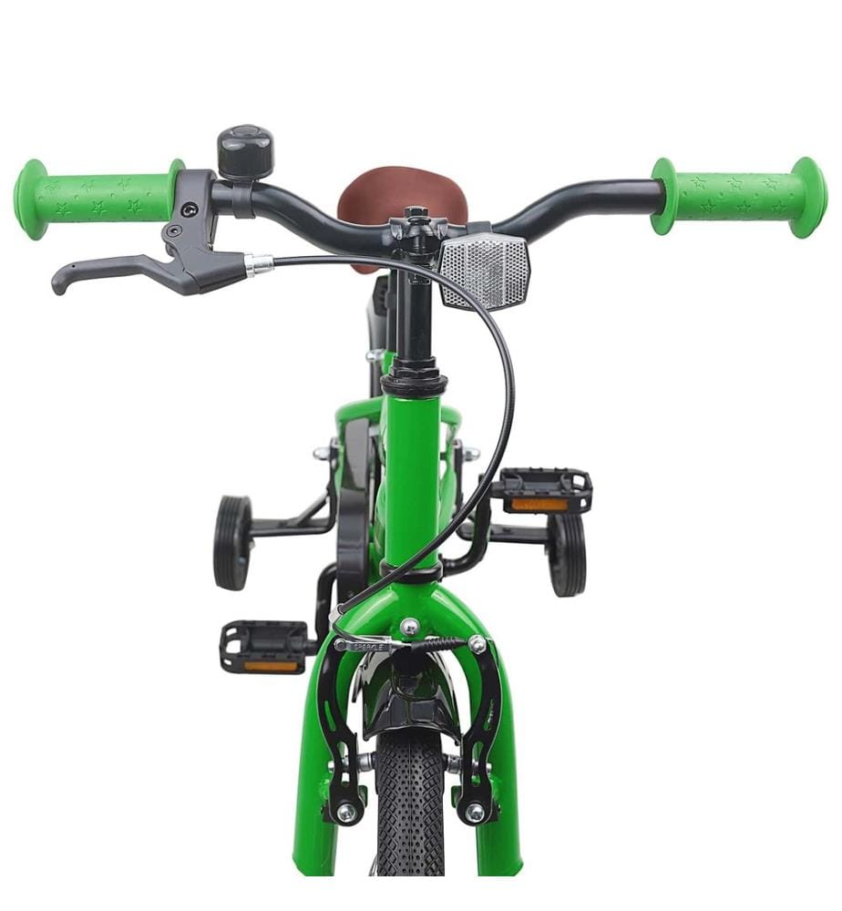Bicicletta per bambini da 16 pollici per bambini da 4 a 6 anni verde