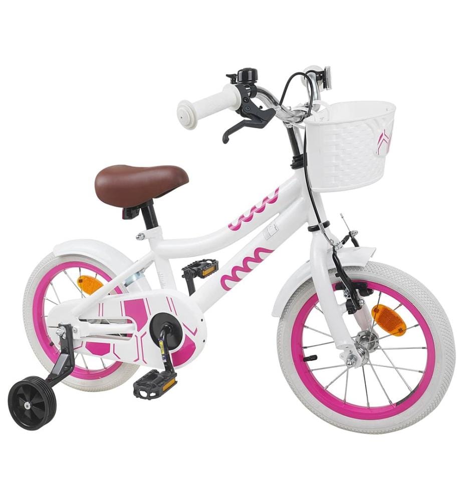 Bicicletta per bambini da 12 pollici per bambini da 2 a 4 anni bianco