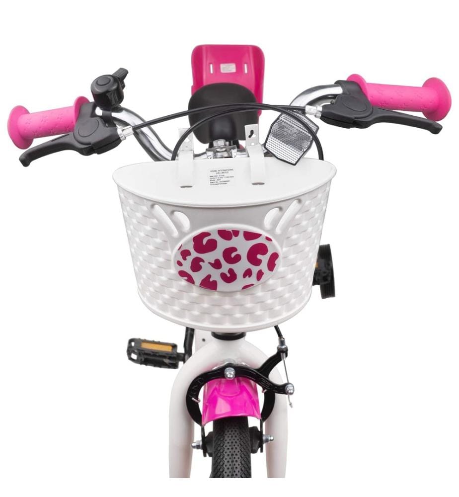 Bicicletta per bambini da 14 pollici per bambini da 3 a 5 anni rosa