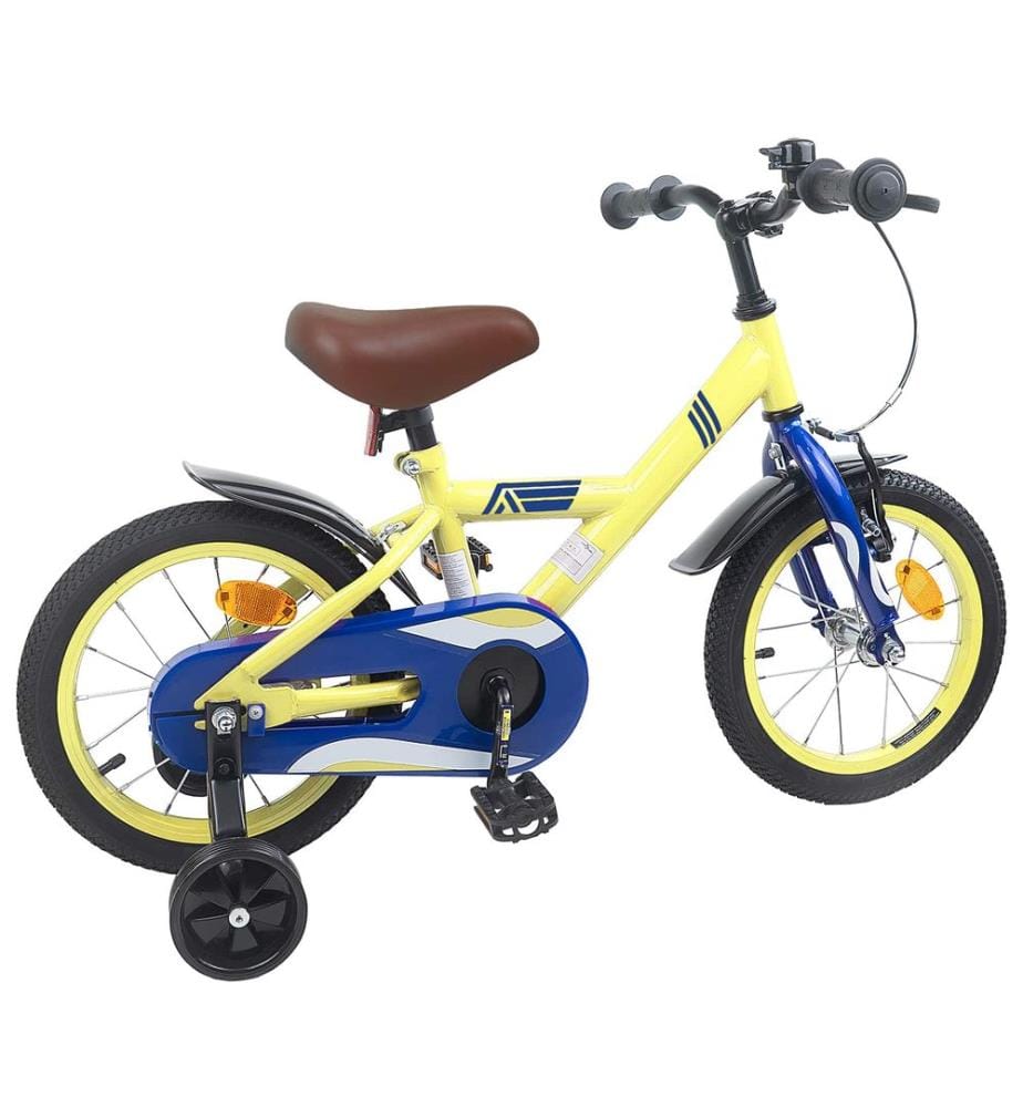 Bicicletta per bambini da 12 pollici per bambini da 2 a 4 anni giallo