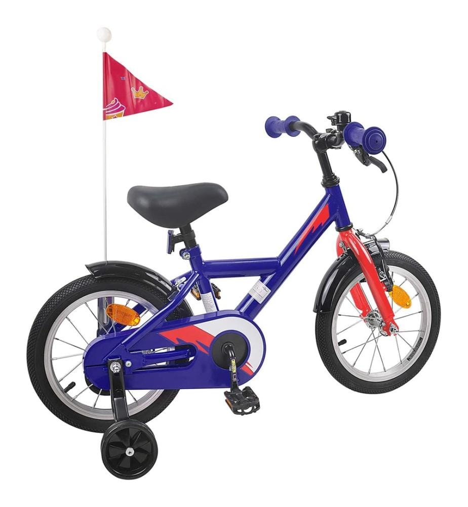 Bicicletta per bambini da 16 pollici per bambini da 4 a 6 anni blu scuro