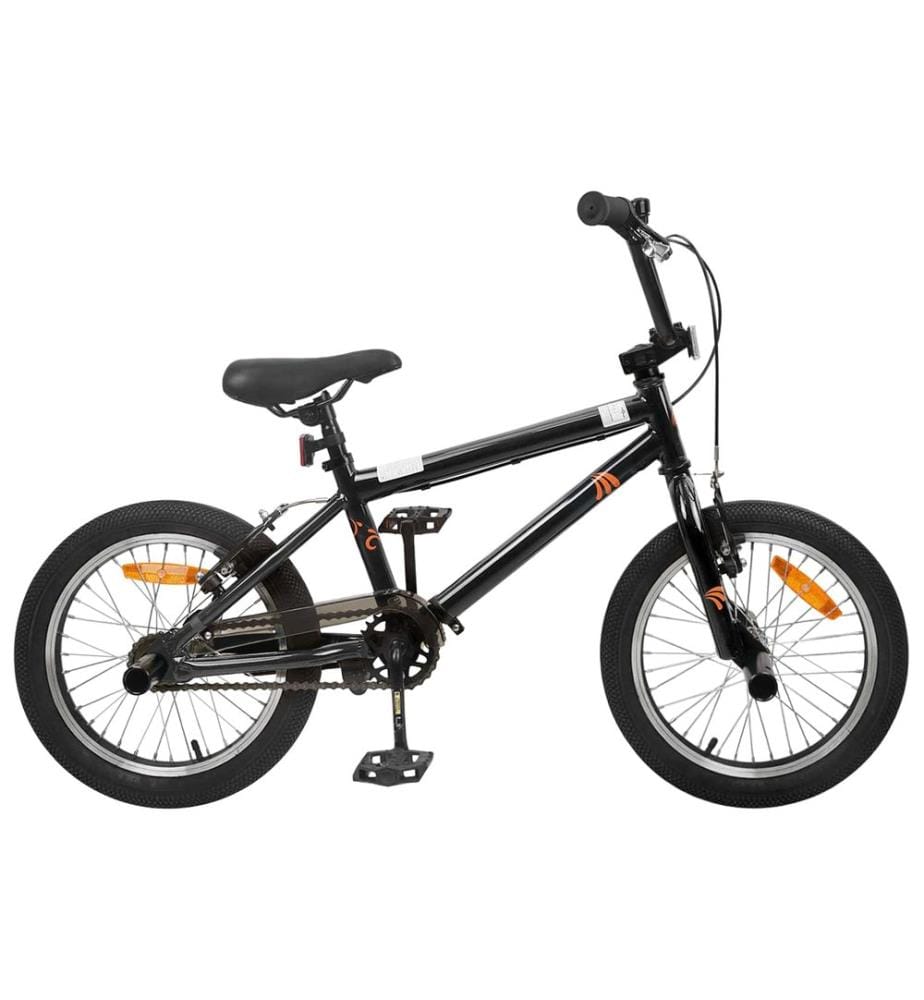 BMX 18 Pouces pour les enfants de 7 à 10 ans Noir