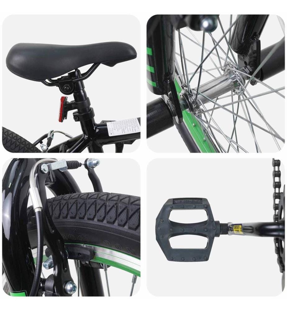 BMX 20 Pouces pour les plus de 9 ans Noir