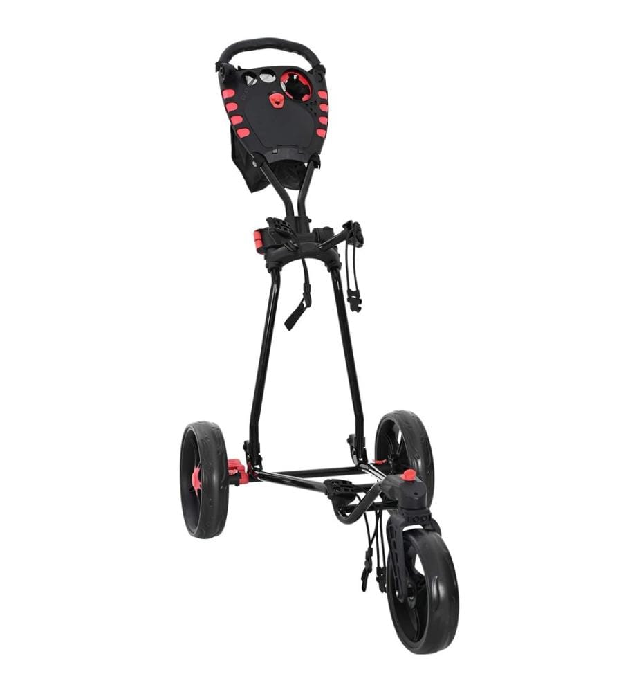 Trolley da golf Nero 110 x 60 x 132 cm Ferro