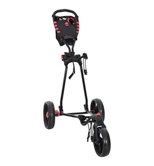 Trolley da golf Nero 110 x 60 x 132 cm Ferro