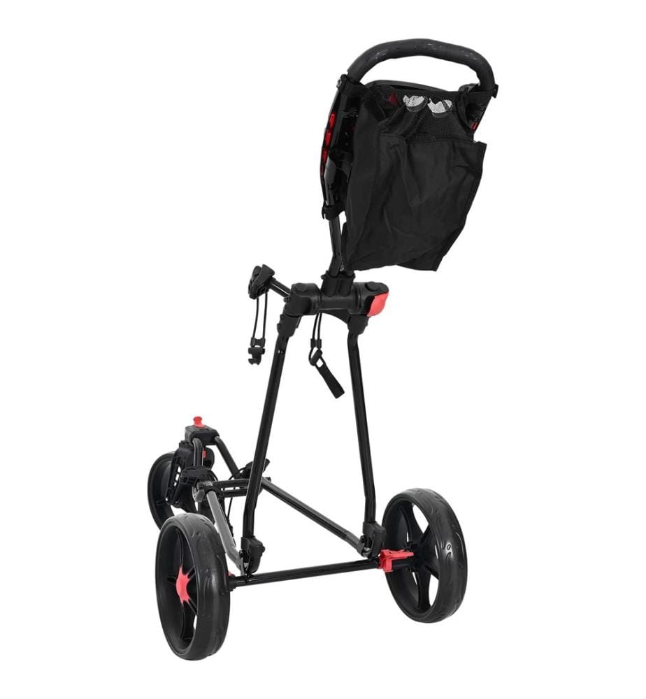 Trolley da golf Nero 110 x 60 x 132 cm Ferro