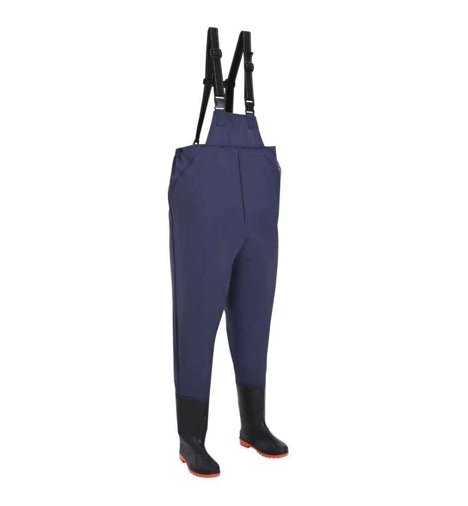 Cuissard avec bottes Polyester enduit de PVC Dimensions 41 Bleu