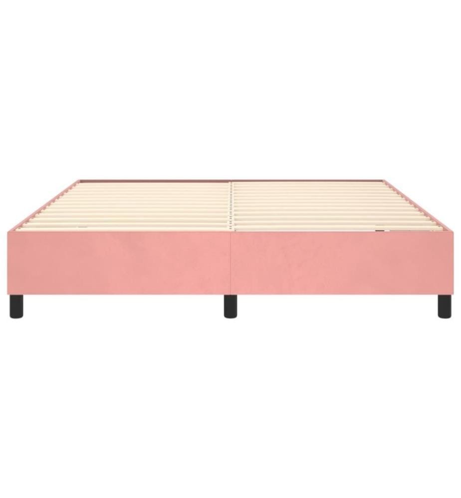Boxspringbett Rosa 180x200 cm Samt
