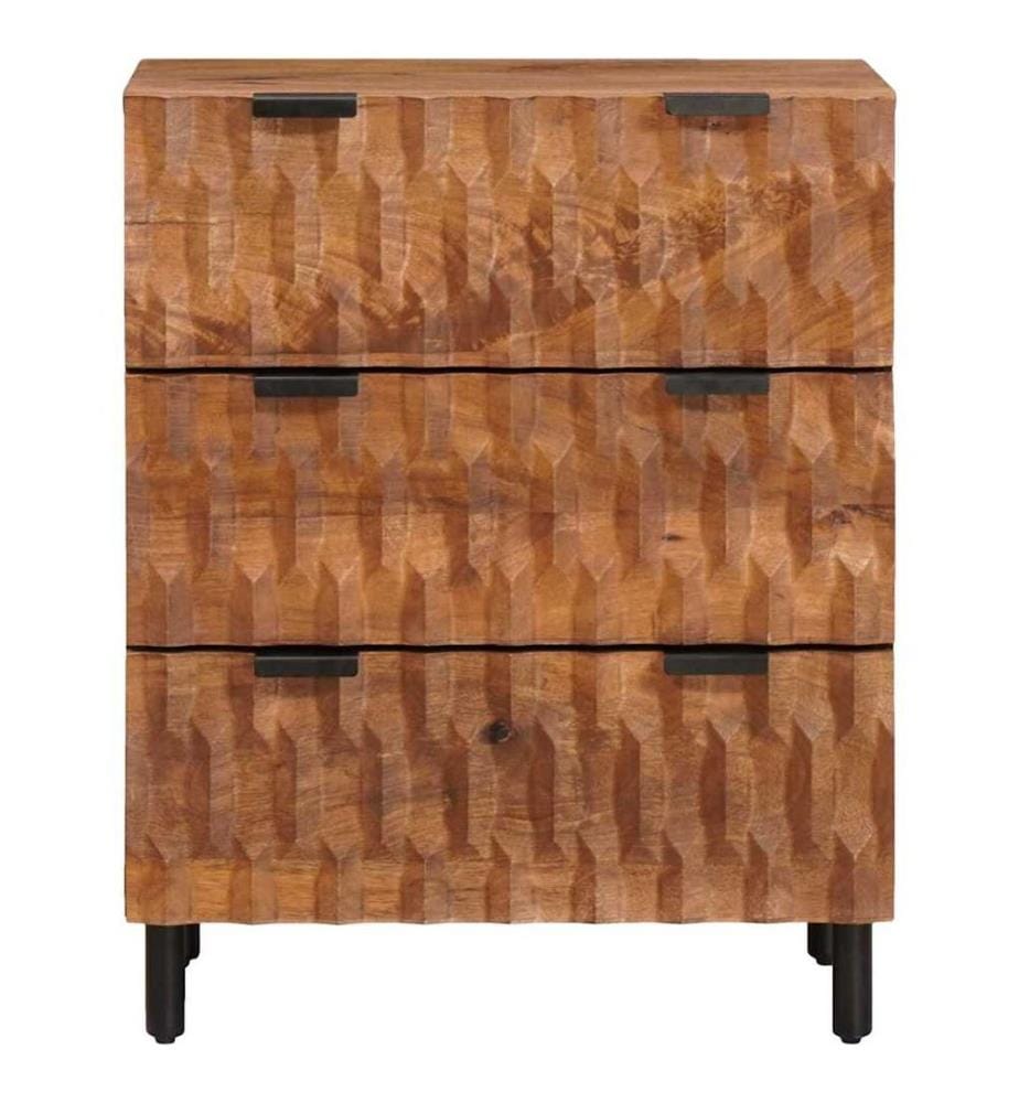 Credenza 2 pz Finitura Acacia Brun 60 x 33 x 75 cm