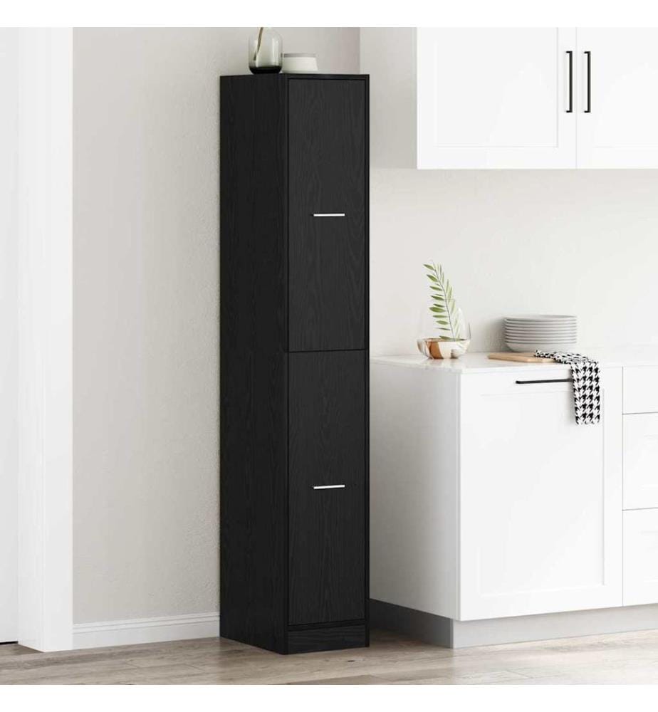 Armadietto da bagno Quercia nera 30 x 41 x 174.5 cm