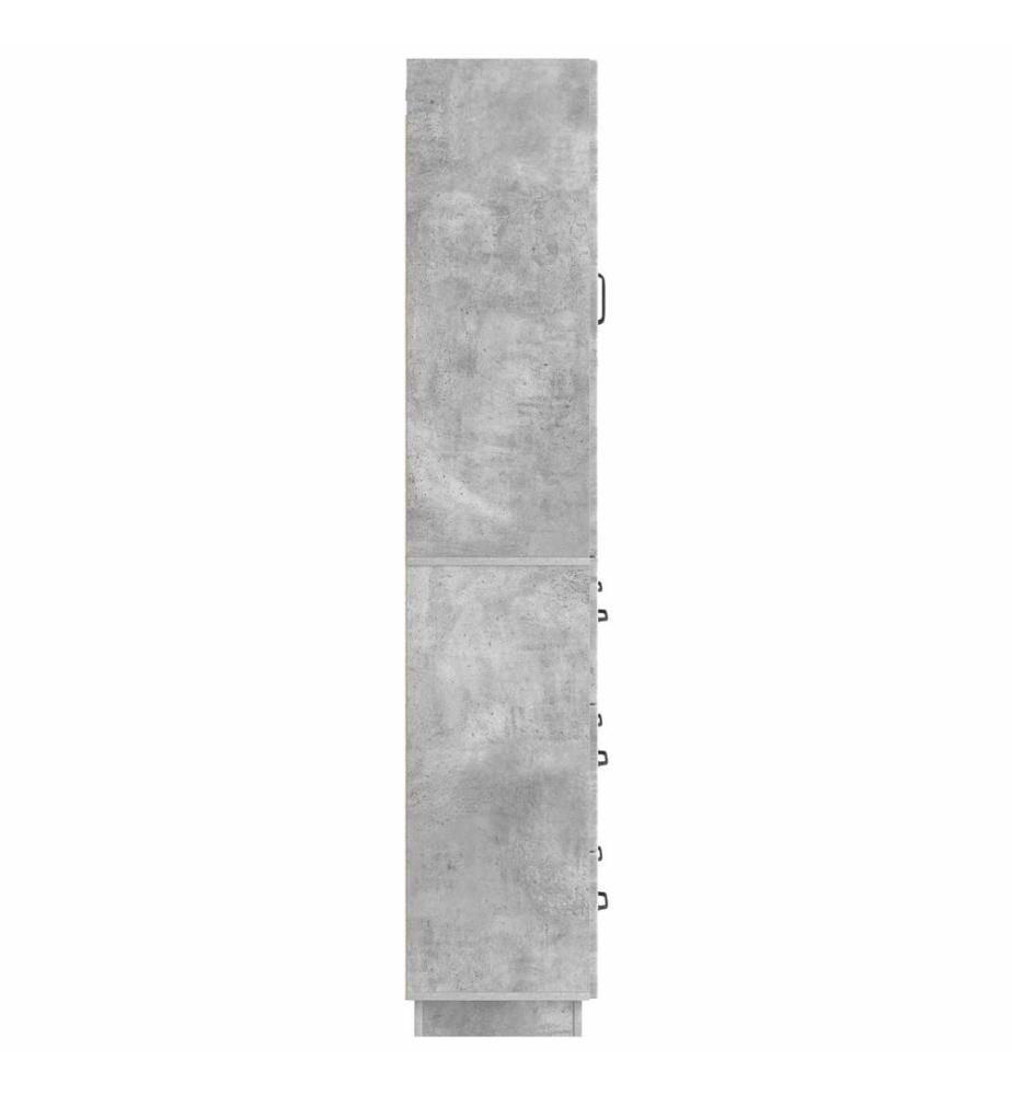 Ensemble de Meubles 2 pcs Gris béton 66 x 34,5 x 87 cm