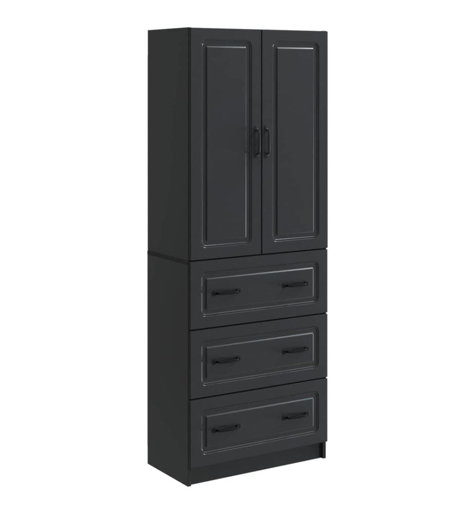 Ensemble de Meubles 2 pcs Noir 66 x 34,5 x 87 cm