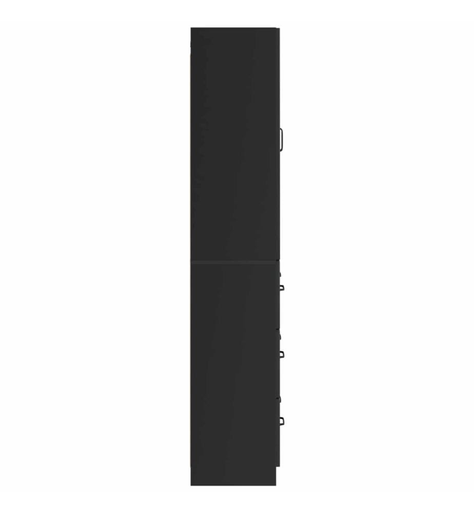 Ensemble de Meubles 2 pcs Noir 66 x 34,5 x 87 cm