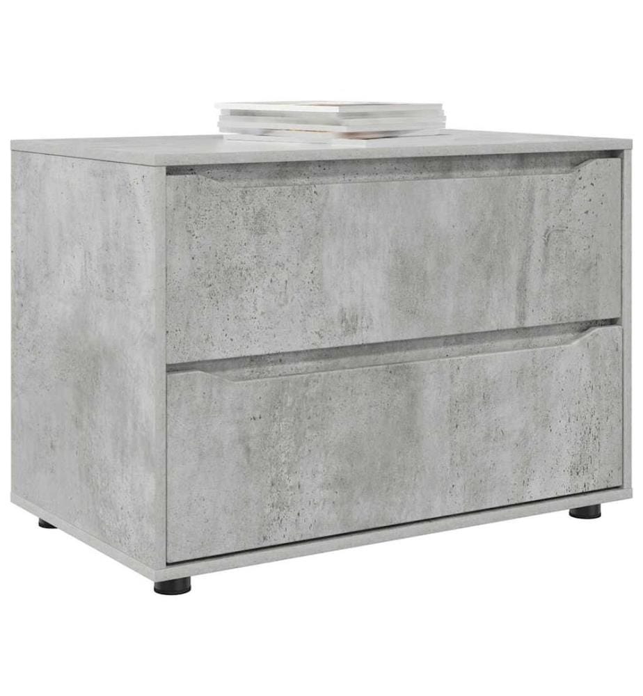 Aufbewahrungsschrank Beton Grau 80 x 48 x 57 cm Holzwerkstoff
