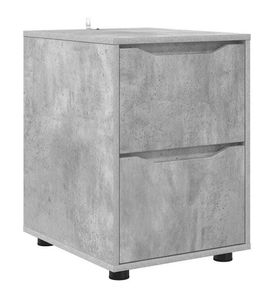Aufbewahrungsschrank Beton Grau 40 x 48 x 57 cm Holzwerkstoff