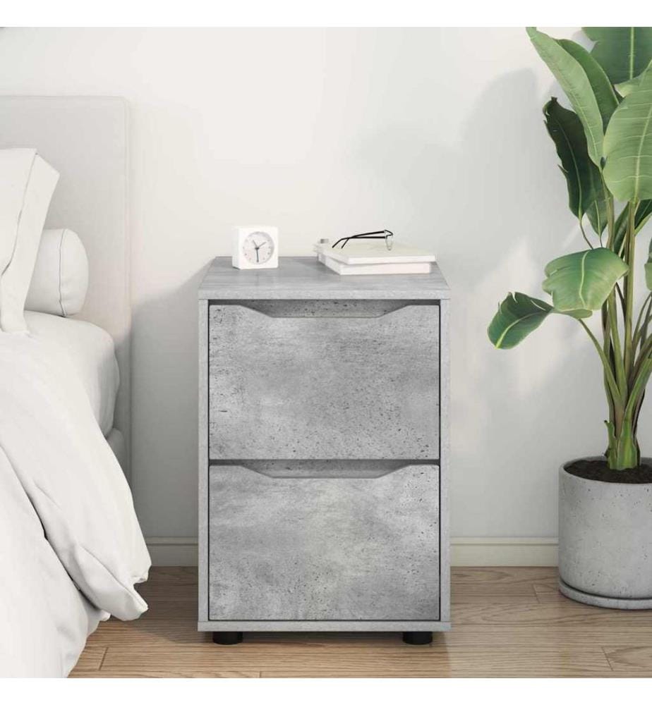 Aufbewahrungsschrank Beton Grau 40 x 48 x 57 cm Holzwerkstoff