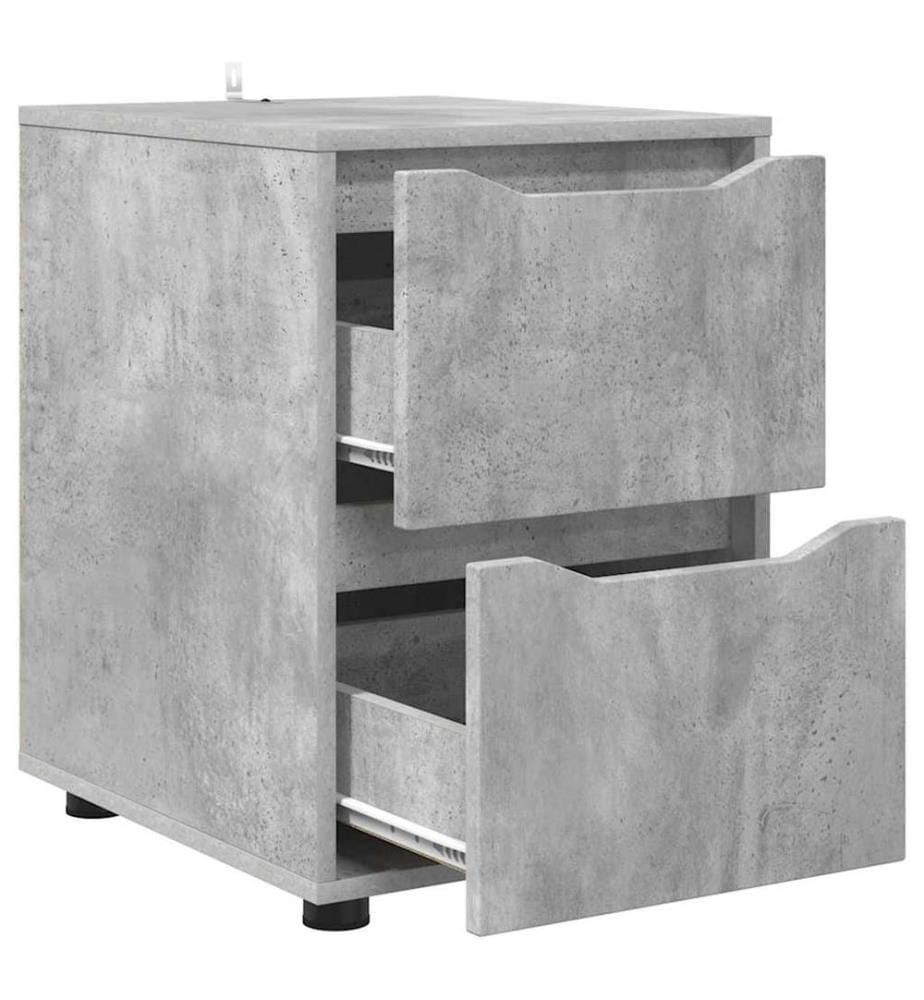 Aufbewahrungsschrank Beton Grau 40 x 48 x 57 cm Holzwerkstoff