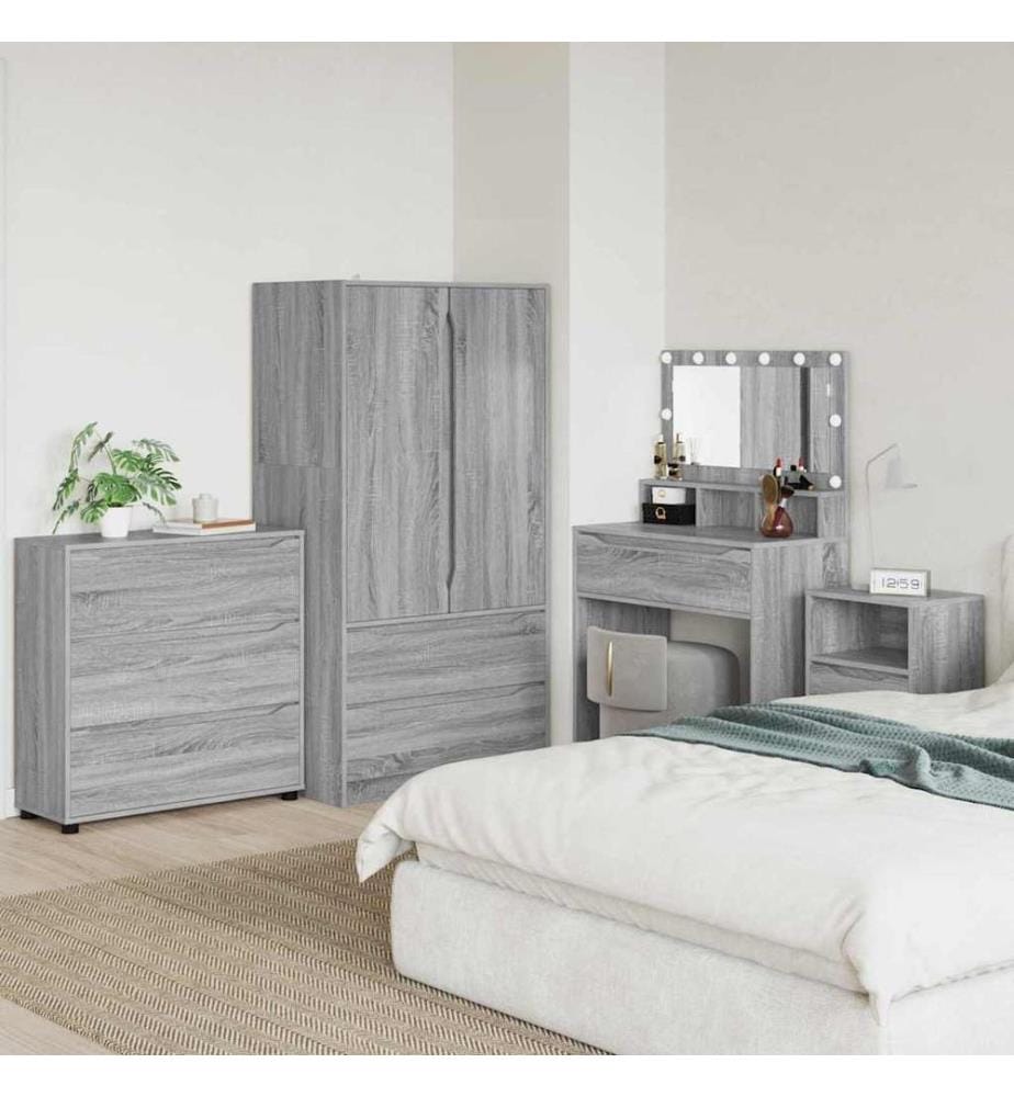 Aufbewahrungsschrank Graues Sonoma 80 x 31 x 81 cm