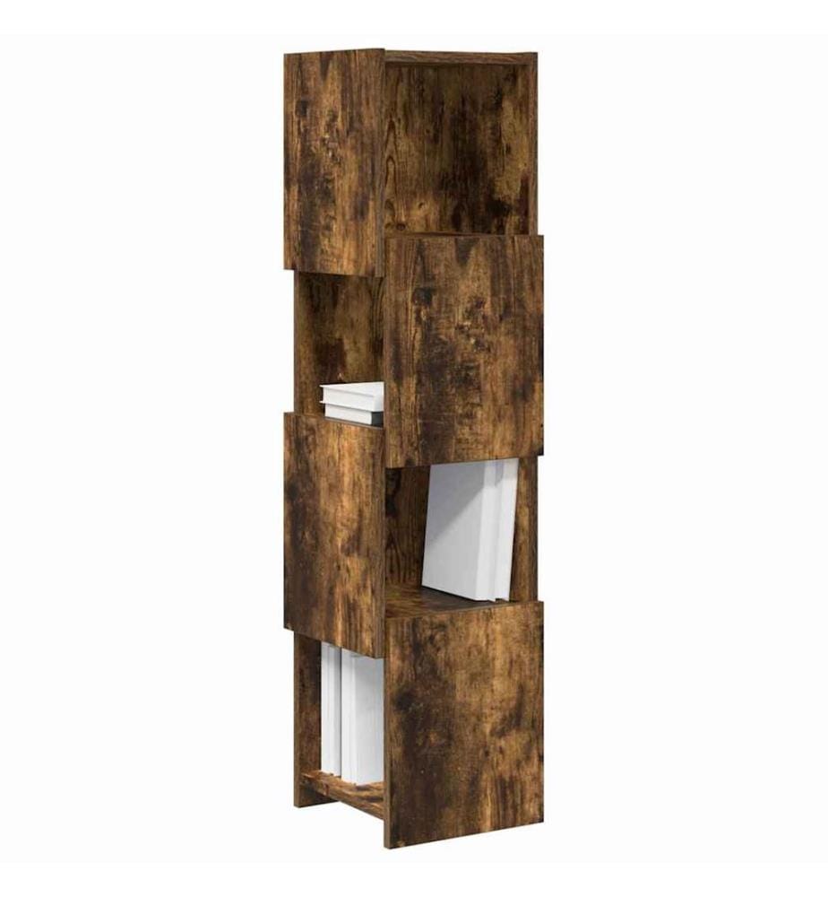 Eckschrank Geräucherte Eiche 25,5x25x102cm Holzwerkstoff