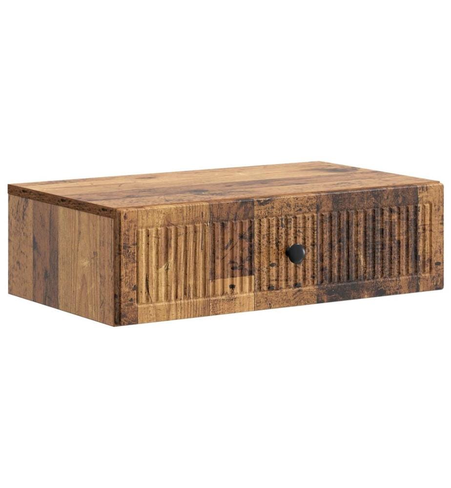 Wandmontierter Beistelltisch Altholz 59 x 34,5 x 17 cm