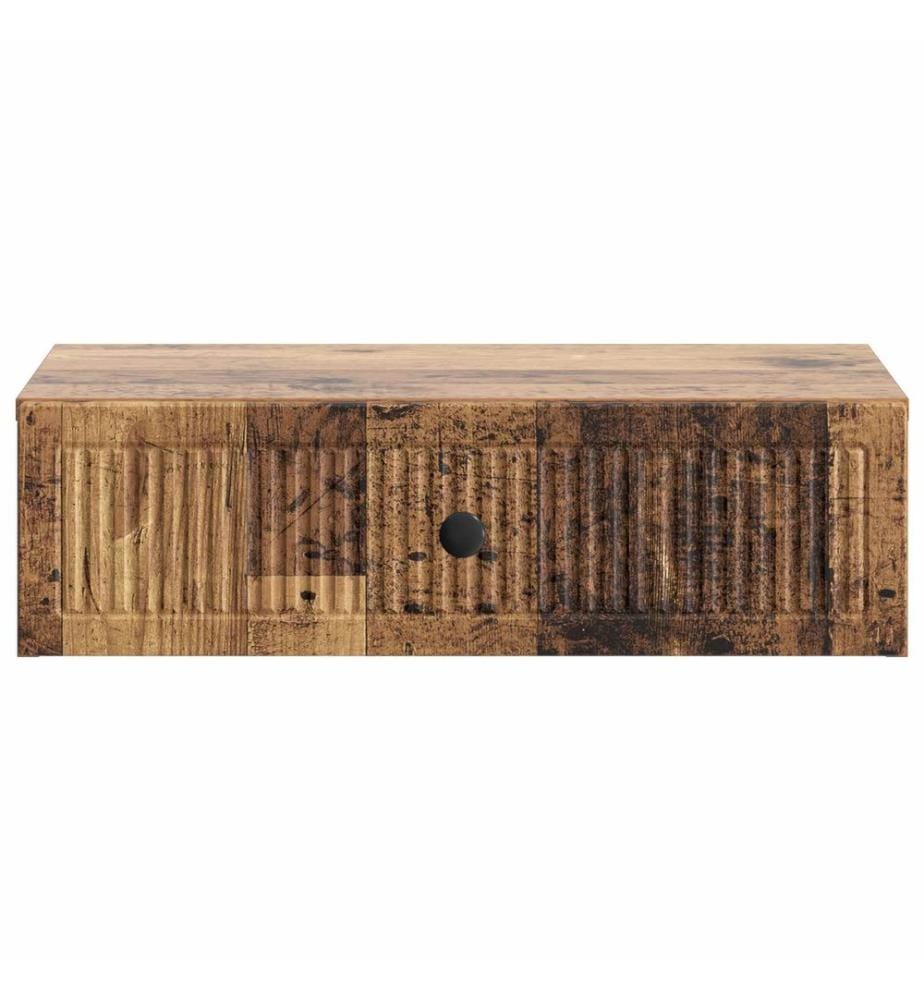 Wandmontierter Beistelltisch Altholz 59 x 34,5 x 17 cm