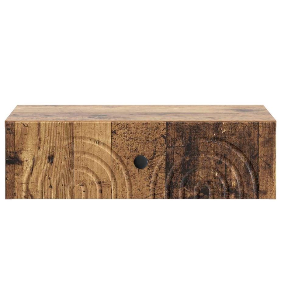 Wandmontierter Beistelltisch Altholz 59 x 34,5 x 17 cm