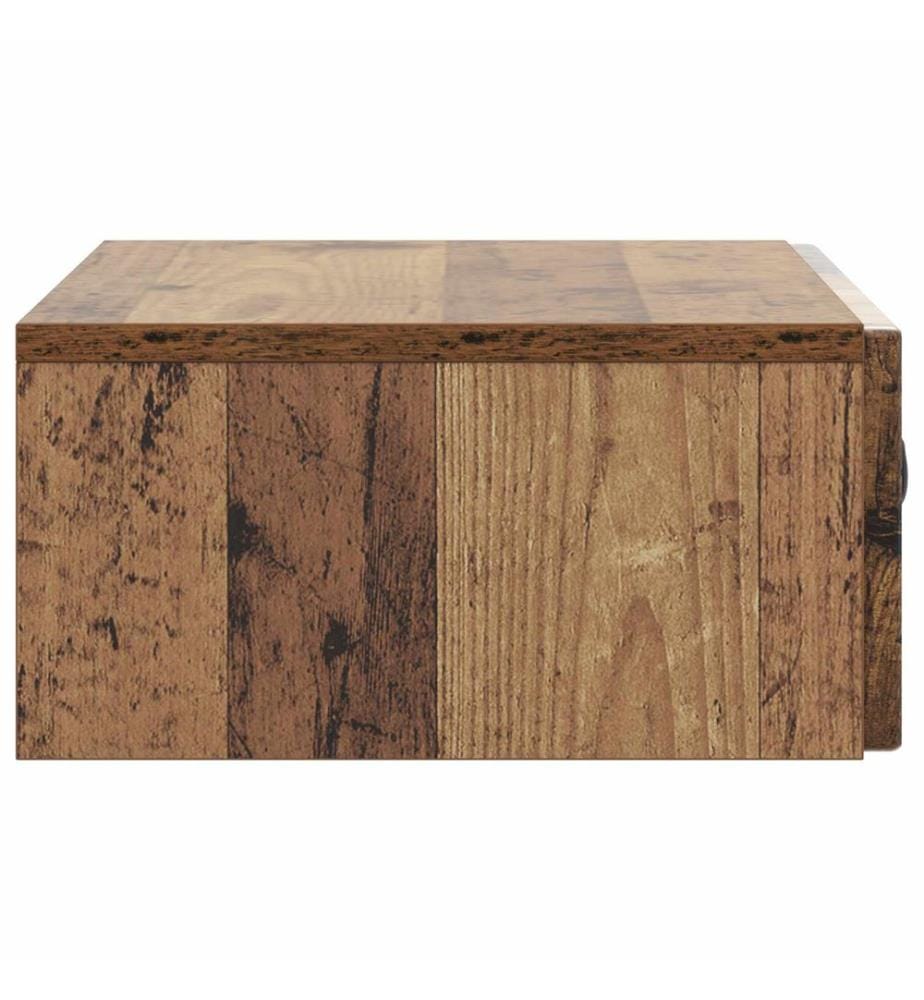 Wandmontierter Beistelltisch Altholz 59 x 34,5 x 17 cm