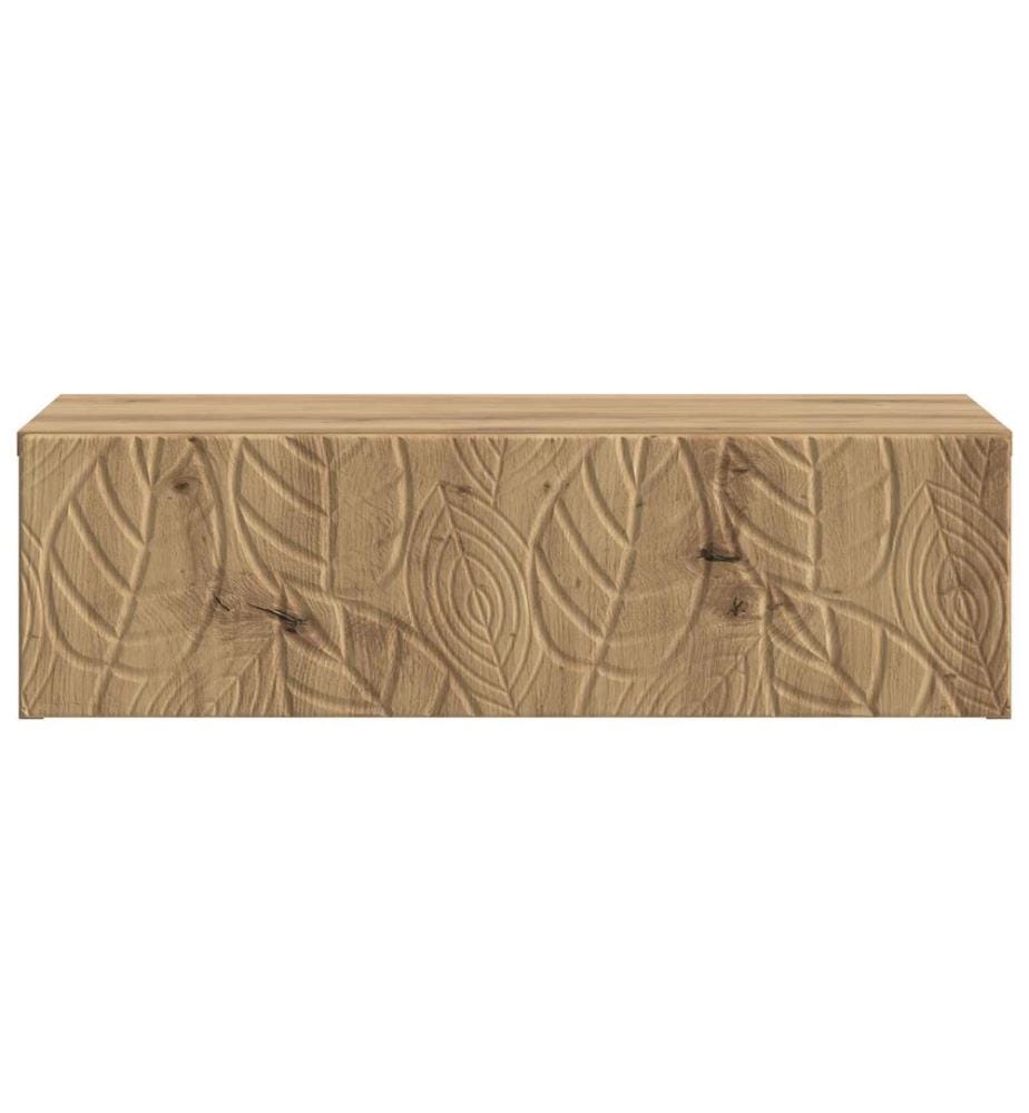Wandmontierter Beistelltisch Artisan-Eiche 59 x 34,5 x 17 cm