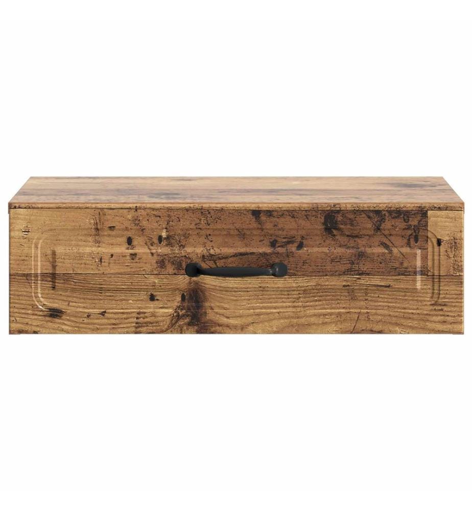 Wandmontierter Beistelltisch Altholz 59 x 34,5 x 17 cm