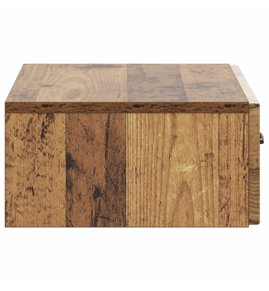 Wandmontierter Beistelltisch Altholz 59 x 34,5 x 17 cm