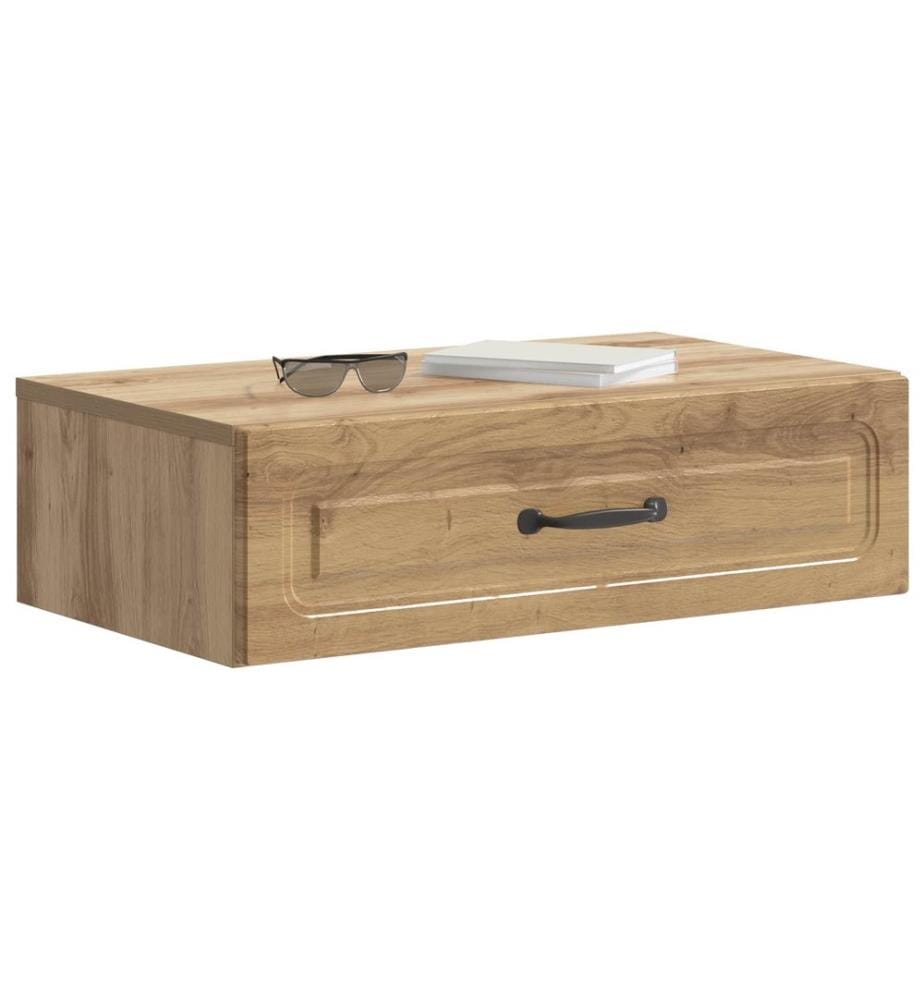 Wandmontierter Beistelltisch Artisan-Eiche 59 x 34,5 x 17 cm