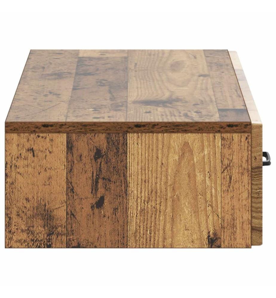Wandmontierter Beistelltisch Altholz 87,5 x 34,5 x 17 cm