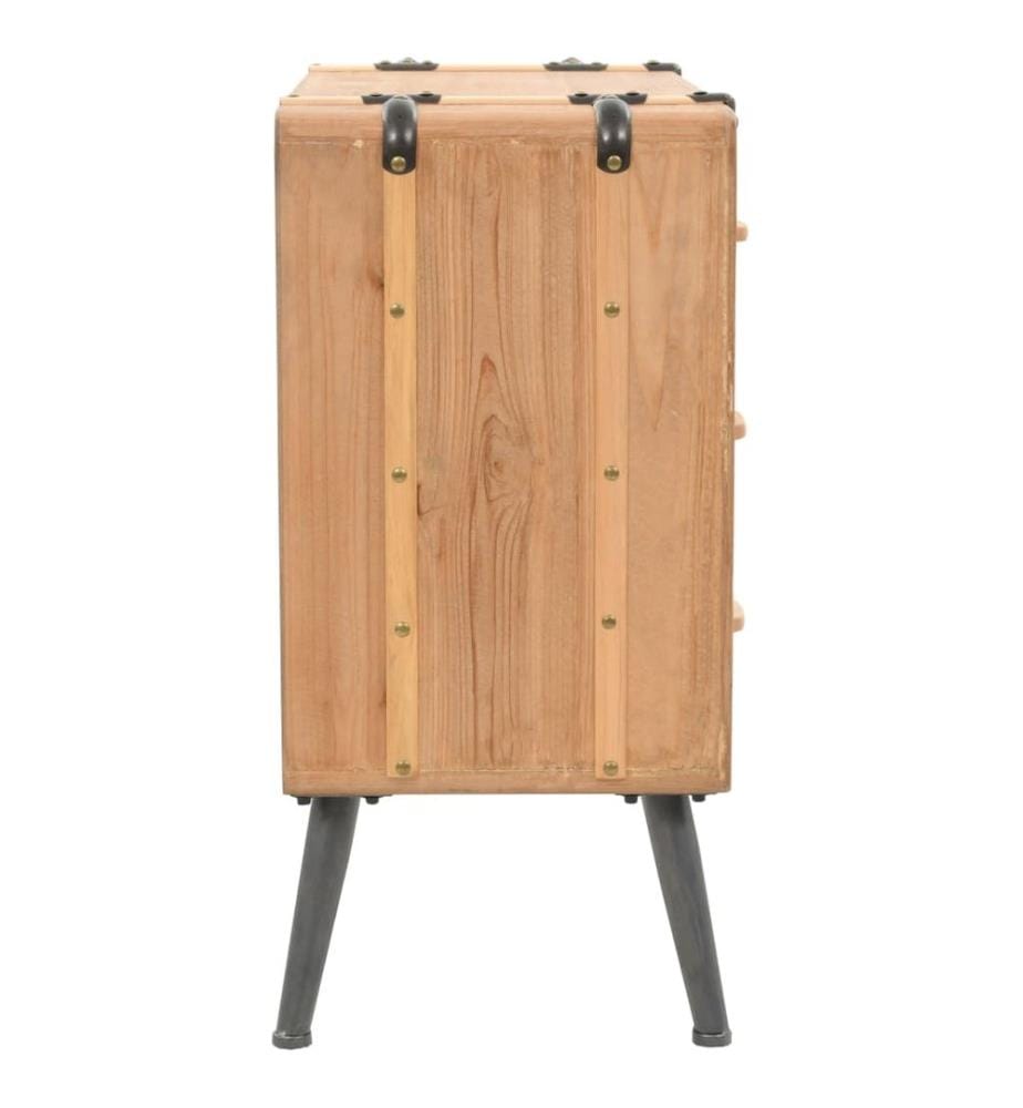 Schubladenkommode Massivholz Tanne 91x35x73 cm